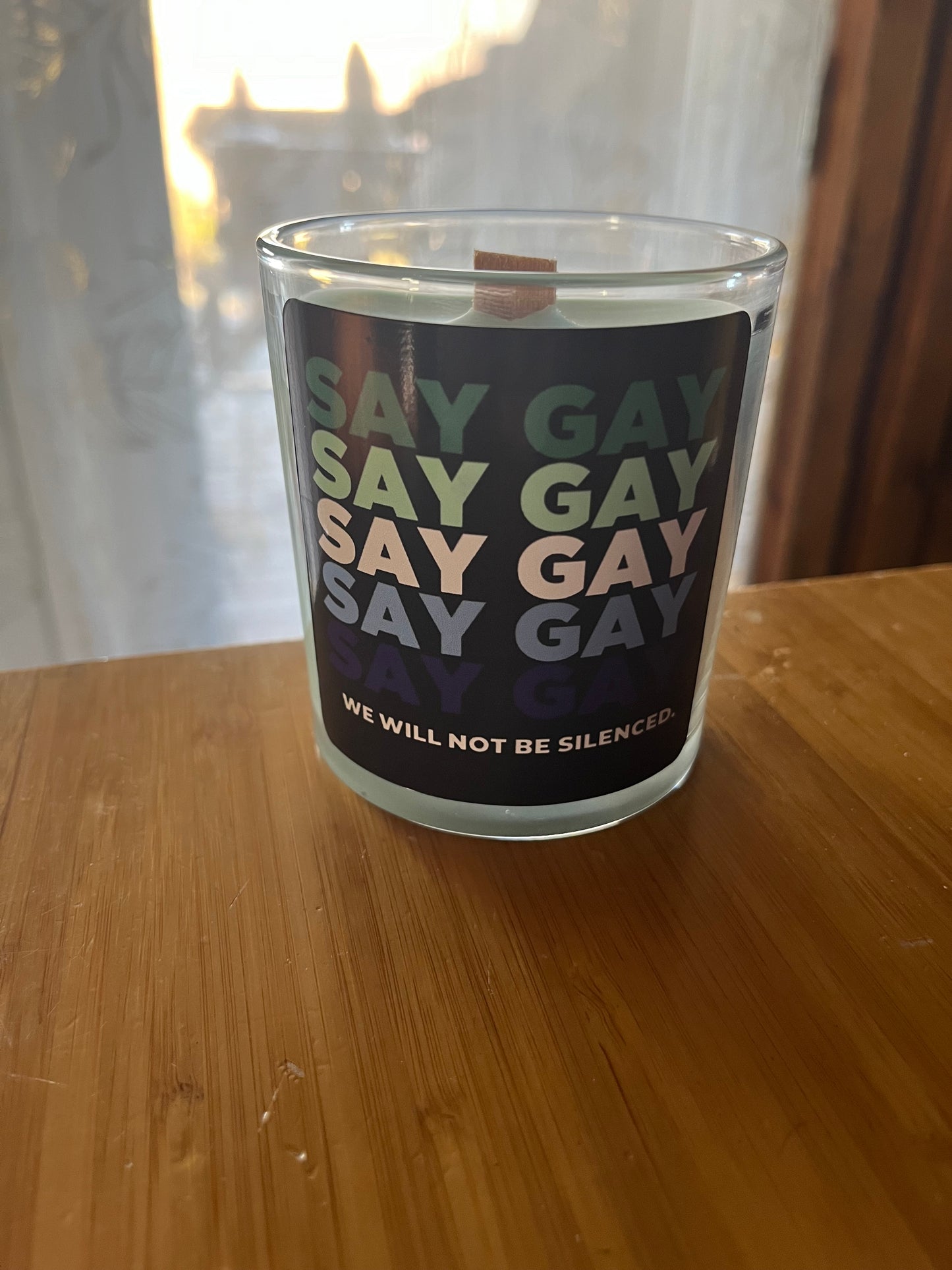 MLM Colours “Say Gay” Candle