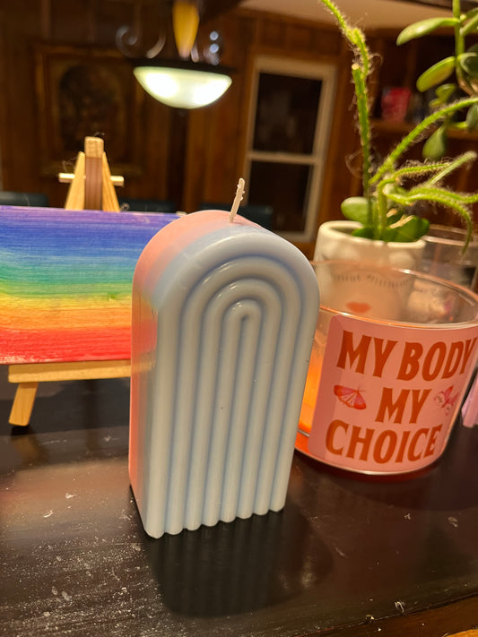 Pride Flag Candle